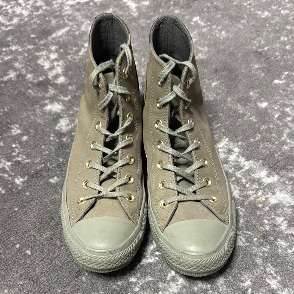 Converse 2 Tone Green High-Top Sneakers